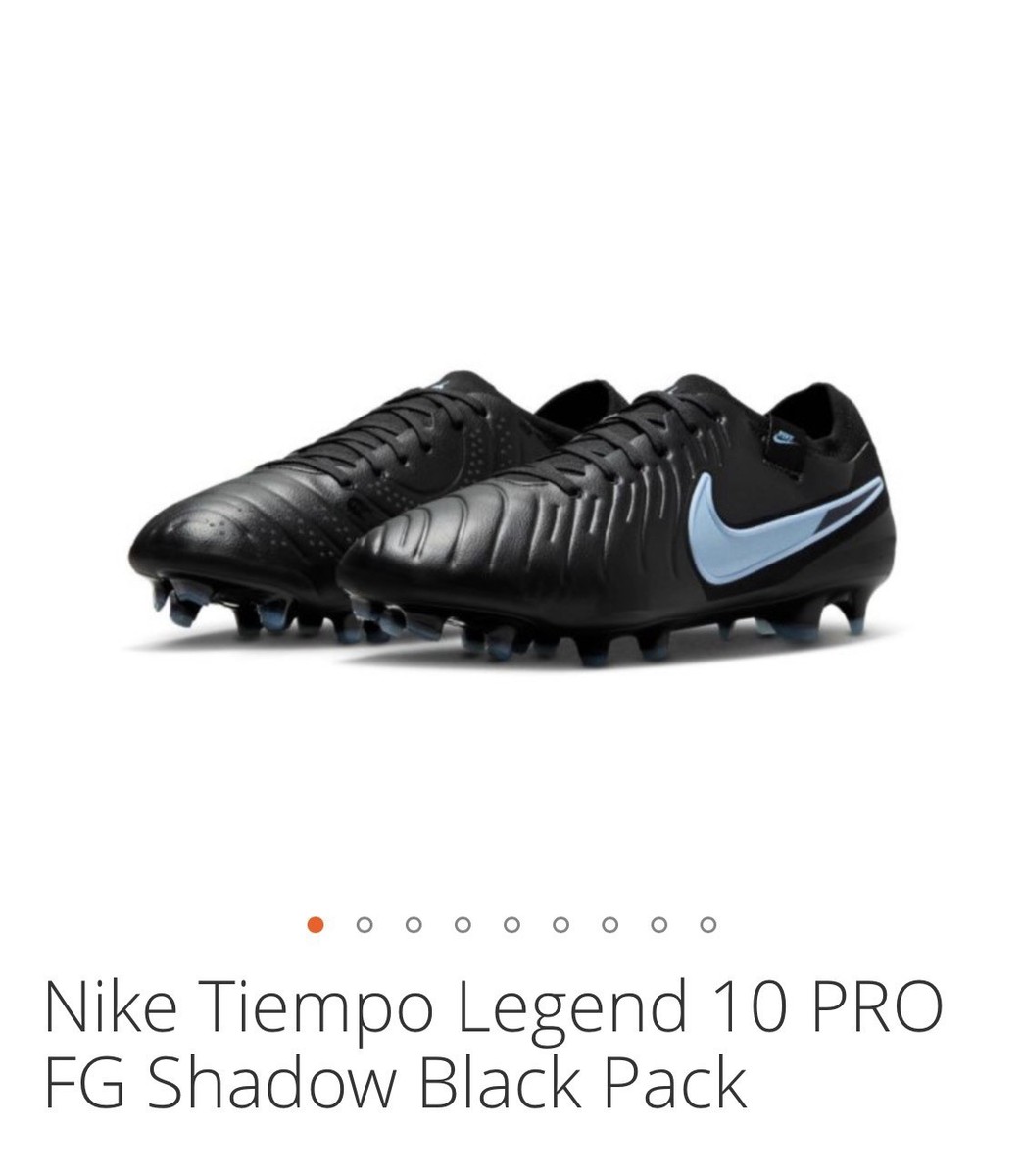 DV4333-003 M6.5-W8 Nike Tiempo Legend 10 PRO FG Shadow Black Pack