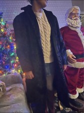 - Vintage Full Length Black Mink Fur Coat In Pristine Cond.