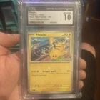 Pokémon Pikachu TCG Black Star Promo Card SVP en 190 World Championships Cgc 10