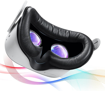 Face Pad Replacement for Oculus Quest 2 - Comfortable PU Leather & Memory Foam V