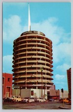Capitol Records Tower Building, Hollywood, California CA chrome Postcard