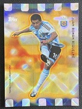 Juan Roman Riquelme 2024-25 Topps Focus Argentina Golden Hour Shutter Speed #55