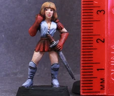Hand Painted Ral Partha Metal Female Shadow Dancer Dungeons and Dragons, RPG