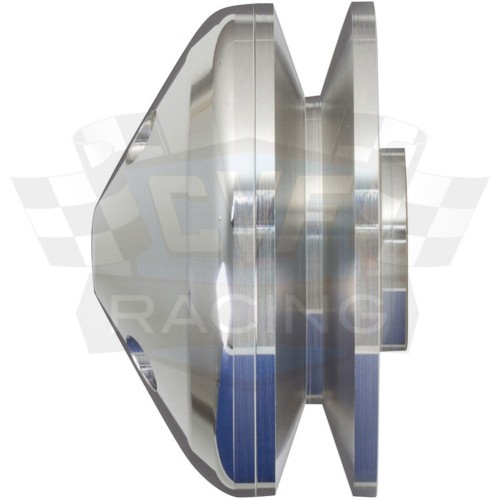 Billet Aluminum Big Block Chevy V-Belt Kit 396 427 454 LWP BBC Underdrive Chrome - Picture 8 of 8