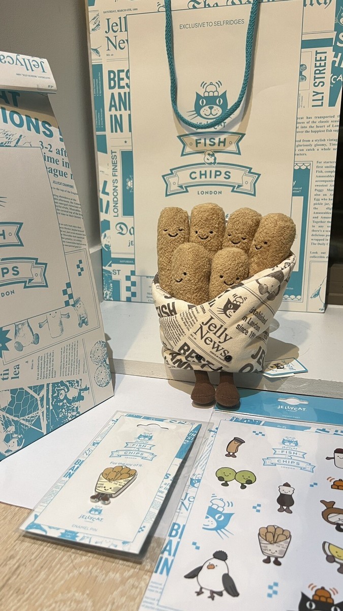 Jellycat Amuseables SELFRIDGES Exclusive All Three Lily Fish