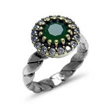 Handmade Authentic Ring Jewelry Made of Sterling Silver