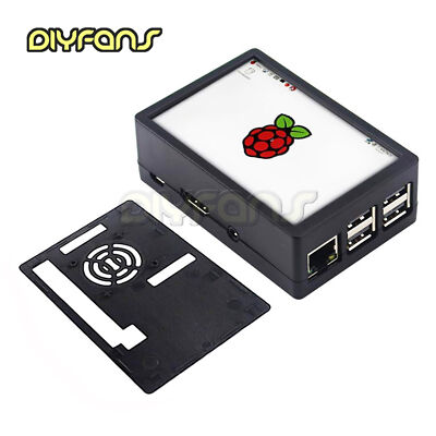 3,5-Zoll-TFT-LCD-Touchscreen + ABS-Gehäuse-Kit für Raspberry Pi 3 Modell B+ AHS