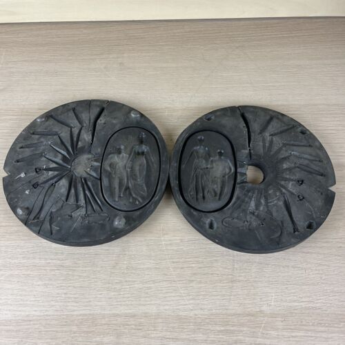 9” Rubber Pewter Spin Casting Mold Various Earrings Pendants Brooch Pins Fish