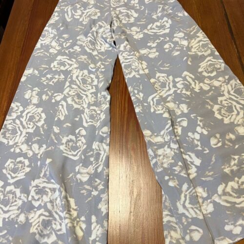 Jack by BB Dakota Grey Floral Wide Leg Pants