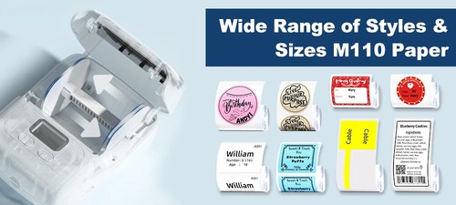 Mini Bluetooth Thermal Printer M110 Label Printer UTTT - Picture 19 of 27