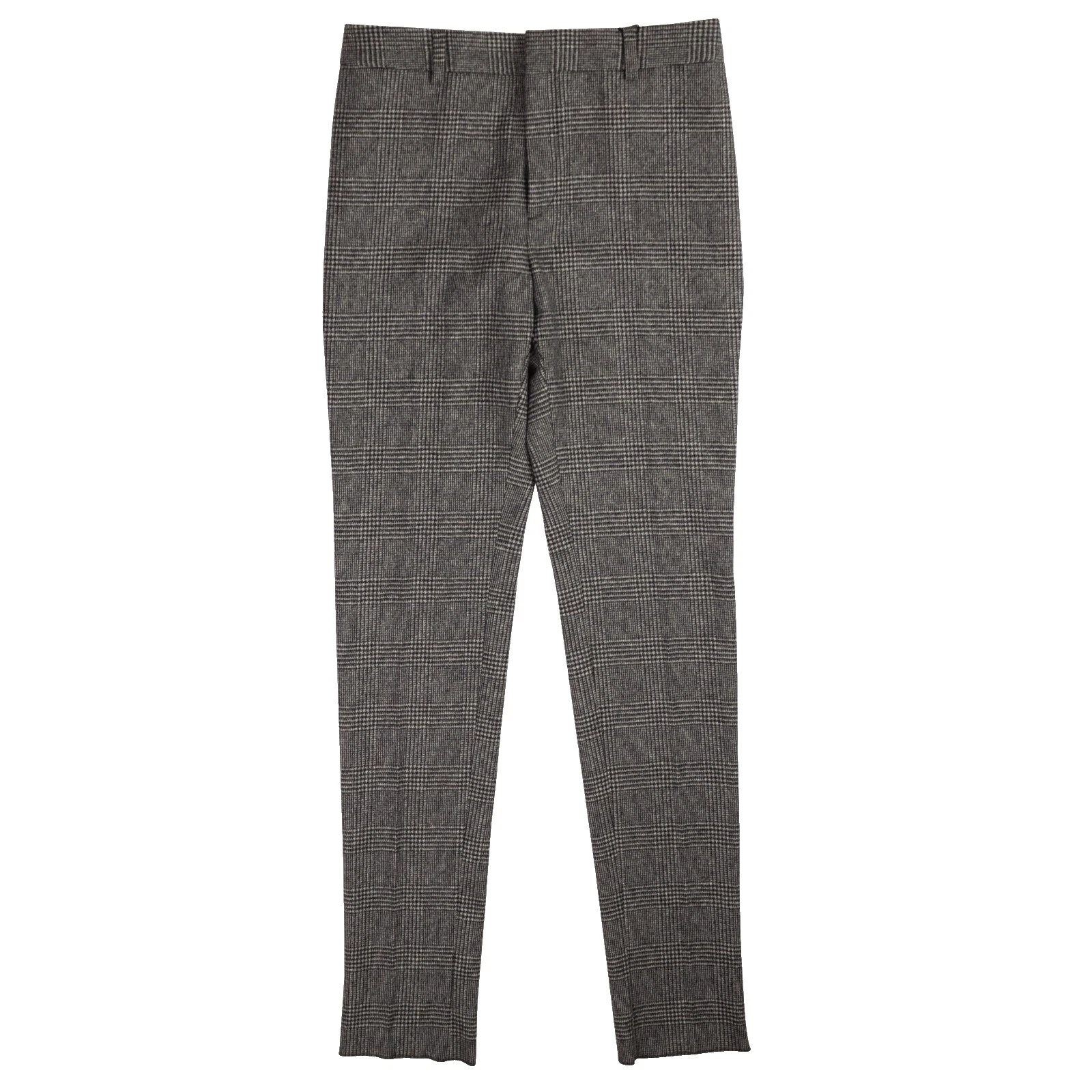 Wool Checked Formal Pants for Women