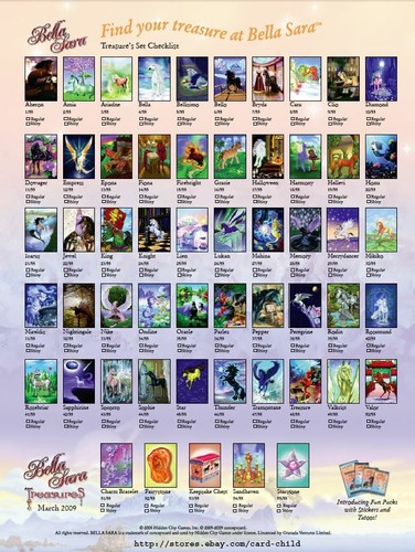 BELLA SARA SERIES 8 - TREASURES - PICK ANY FOIL/SHINY CARD - Picture 5 of 46