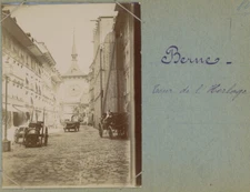 Bern. Clock Tower. Switzerland. Circa 1900.