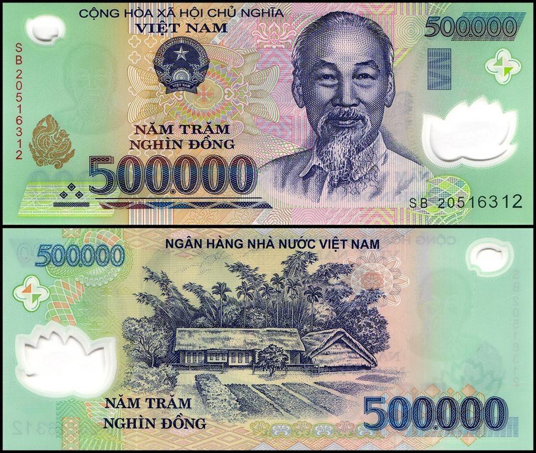 Vietnam 500000 Dong, 2020, P-124p, UNC, Polymer | eBay