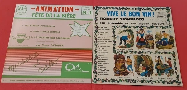 Gros Lot Disques Vinyles "HITS PARADES" et "ANIMATIONS" 14 LP 33 Tours - Photo 4/4