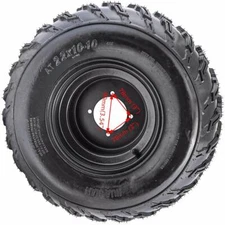 22x10x10 22x10-10  22-10-10 Wheel Tire Rim Turf Lawn Mower Golf Cart Tractor ATV
