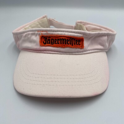 Jagermeister Adjustable Visor Hat Cap White