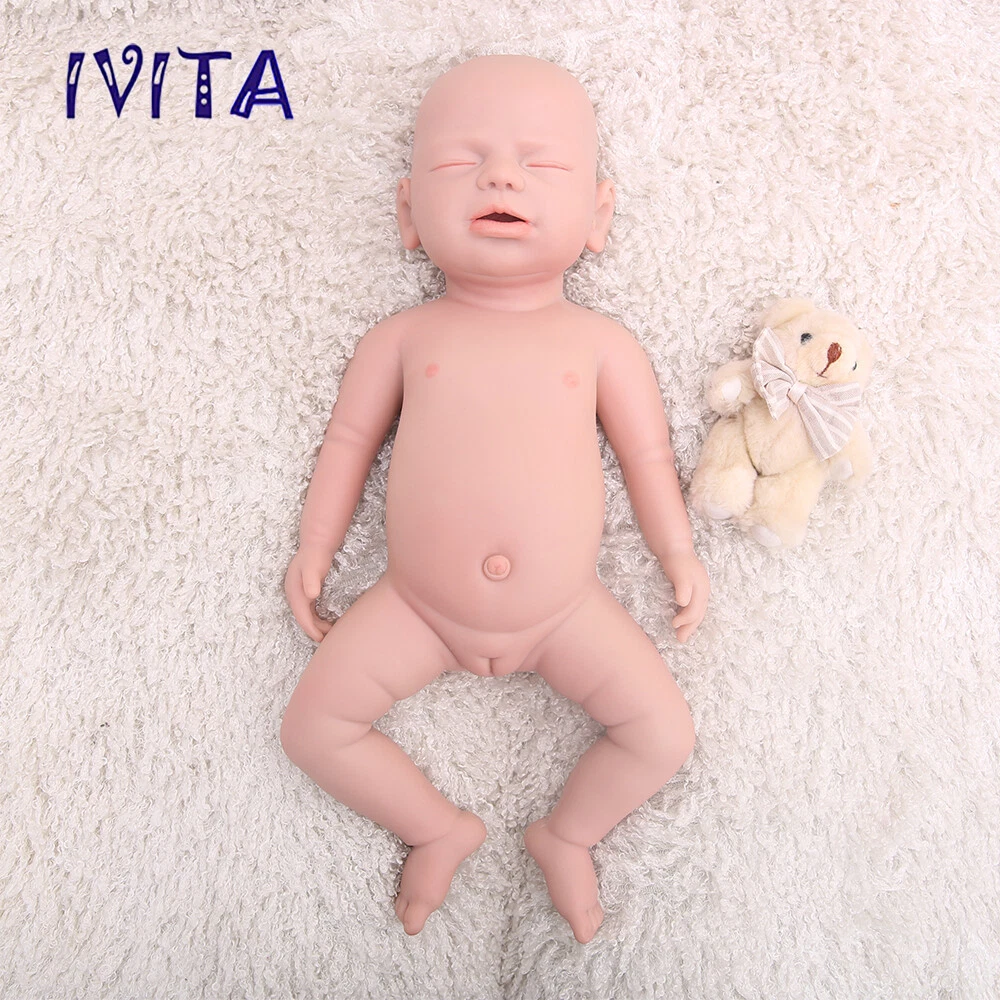 Cute Newborn Reborn Baby Doll, 19 inch Lifelike Reborn Silicone Baby Girl Soft Weighted Body Realistic Sweet Baby Reborn Toddler Handmade Doll Sets Toys for Kids : Toys & Games