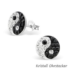 Yin Yang Schmuck 925 Silber Ohrstecker Zehenring Damen Kinder Geschenk Feng Shui