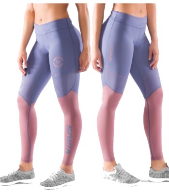 Virus Women s Indigo Rose Ombre Stay Cool V2 Compression Leggings Large