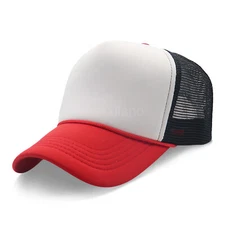 Trucker Hat Mesh Foam Cap Snapback Baseball Caps Adjustable Men Women Hats