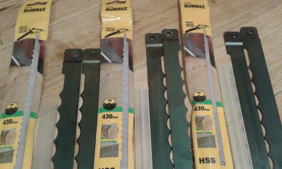 dewalt alligator saw blades x 3 hss hemp insulation dwe397 dwe398 dwe399 dcs397 - Image 1 of 3