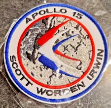 NASA Space Patch - Apollo 15 Scott, Worden, Irwin - 3.15" - NEW