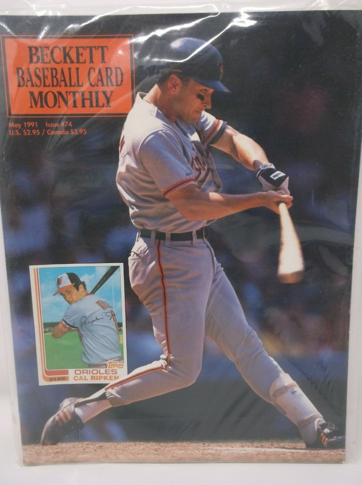 Beckett Baseball Card Monthly May 1991 Issue #74 CAL RIPKEN Cover