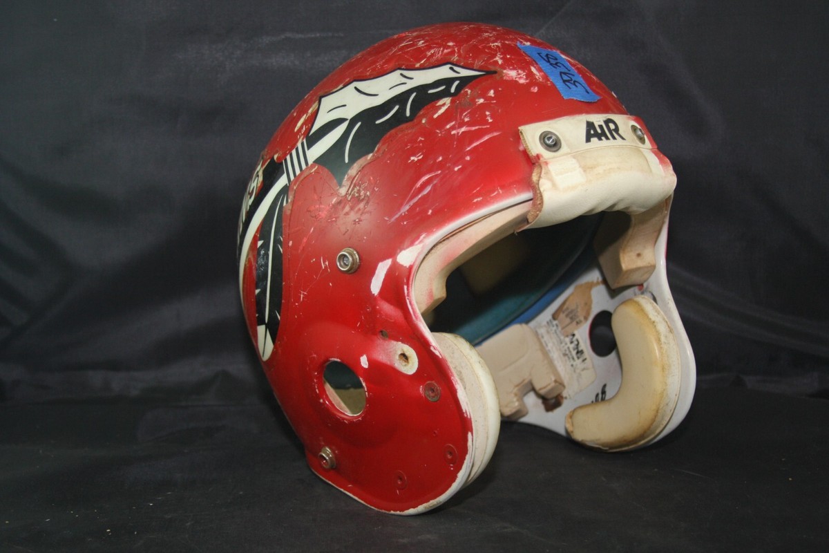 bike air power varsity helmet Vtg Schutt BIKE 1980s Game Used Worn AiR Power Football Helmet LARGE  Complete