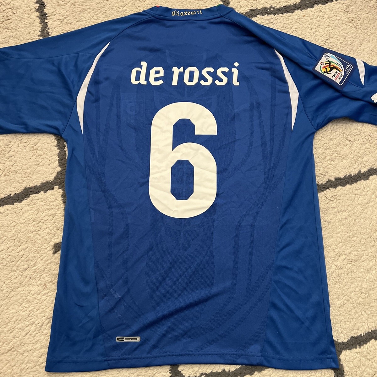 Daniele De Rossi Puma Italy World Cup 2010 South Africa Jersey 6