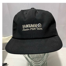 Vintage Vantage Championship Golf Strapback Hat Cap Senior PGA Tour Made In USA