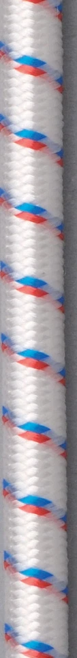 SEILFELCHTER SEILFLECHTER - Gummiseil - weiß blau-rot Tupfen 4 mm