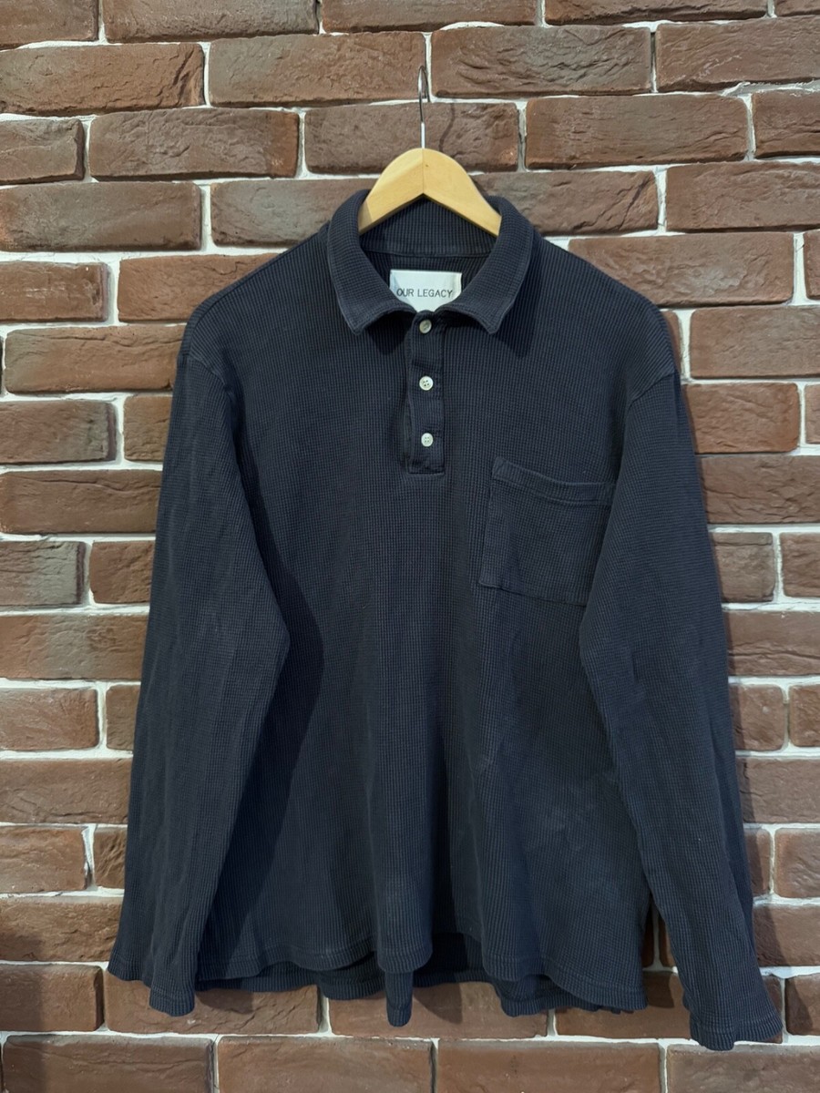 Our Legacy Navy Waffle Pocket Longsleeve 44 Rare Casual | eBay