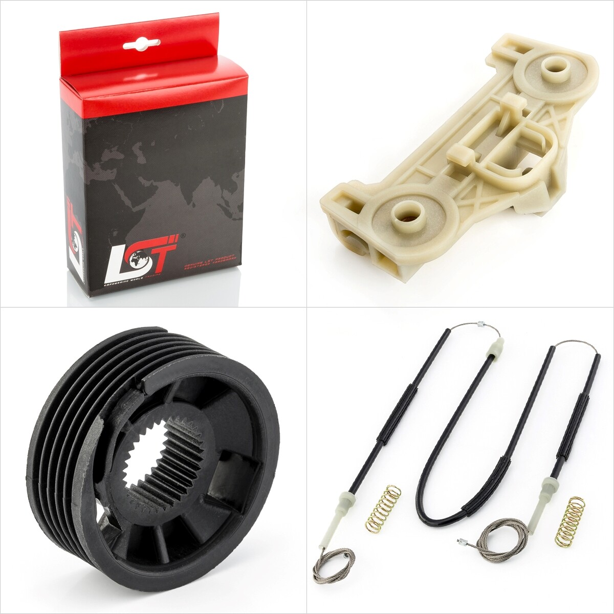 Window Lifter Repair Kit Repair Set Rear Left / Right for BMW 5 Series E39