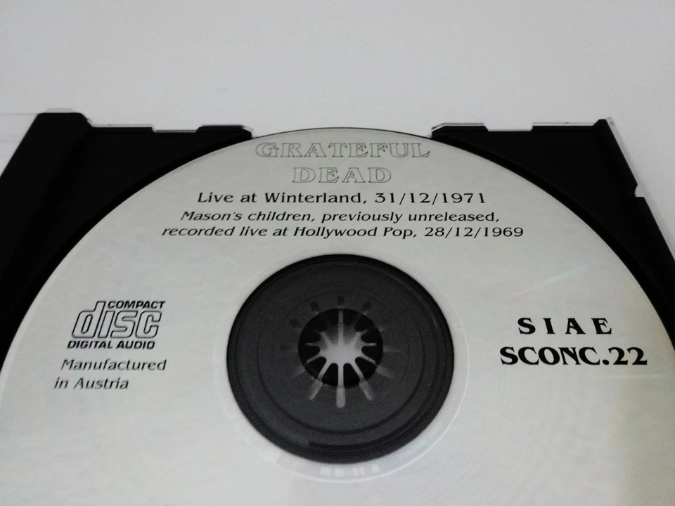 Grateful Dead Live at Winterland 12/31/1971 Bonus Disc CD Trip Without A Ticket - Image 4 of 4