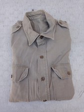Korean War US Army Khaki Long Sleeve Shirt Size 15x30