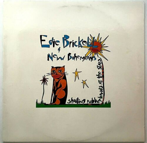 EDIE BRICKELL & NEW BOHEMIANS "Shooting Rubberbands At The Stars" 1988 Vinyl LP - Afbeelding 1 van 6