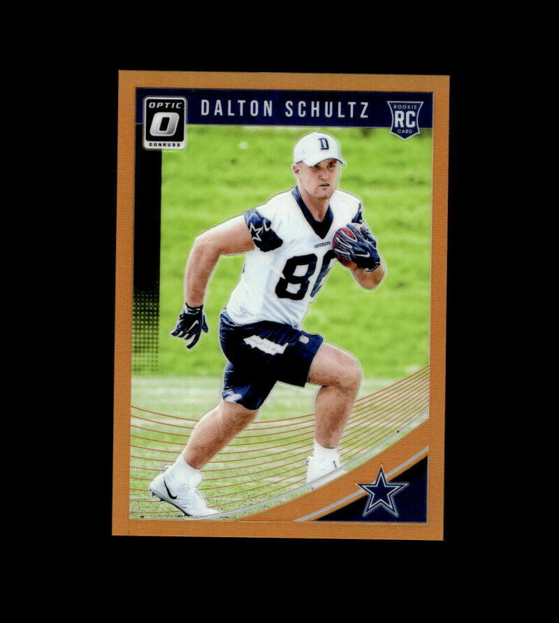 2018 Donruss Optic Orange #137 Dalton Schultz NM-MT 22/199 Cowboys Rookie