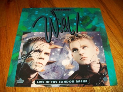 ERASURE - WILD!, LIVE AT THE LONDON ARENA Laserdisc LD MUSIC EXCELLENT VERY RARE