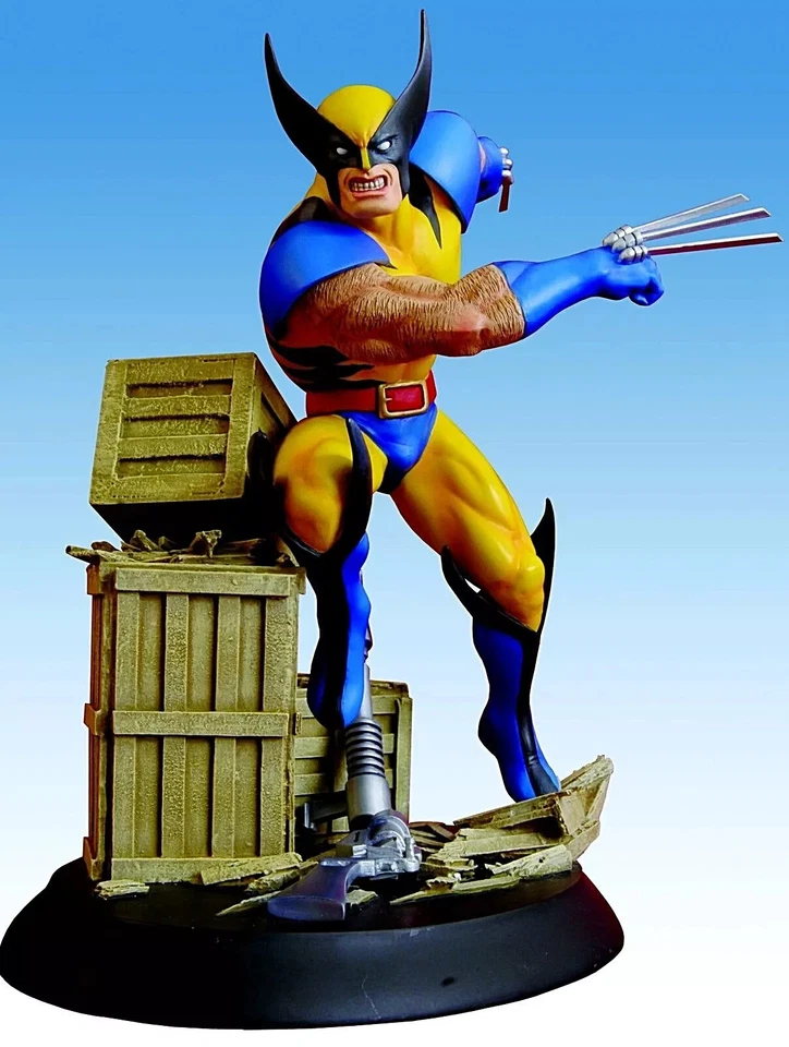 Статуэтка Росомахи Unleashed Новая 2006 Art Asylum Marvel Milestone Diamond Figure - Изображение 2 из 3