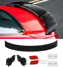FOR HONDA ACCORD 2018-20 GLOSSY BLACK REAR DOOR TAIL TRUNK SPOILER WING LIP TRIM