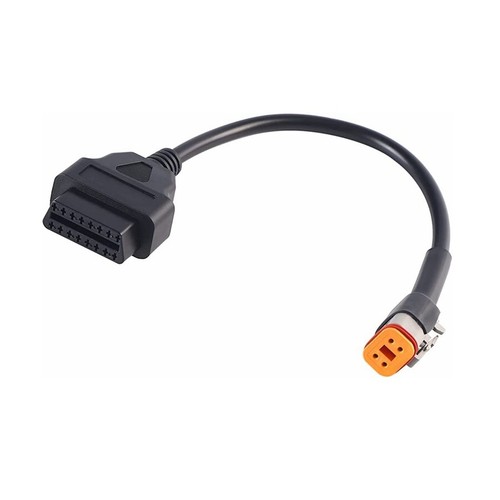 4Pin to OBD2 Diagnostic Scanner Adapter Cable for Harley Davidson US ...