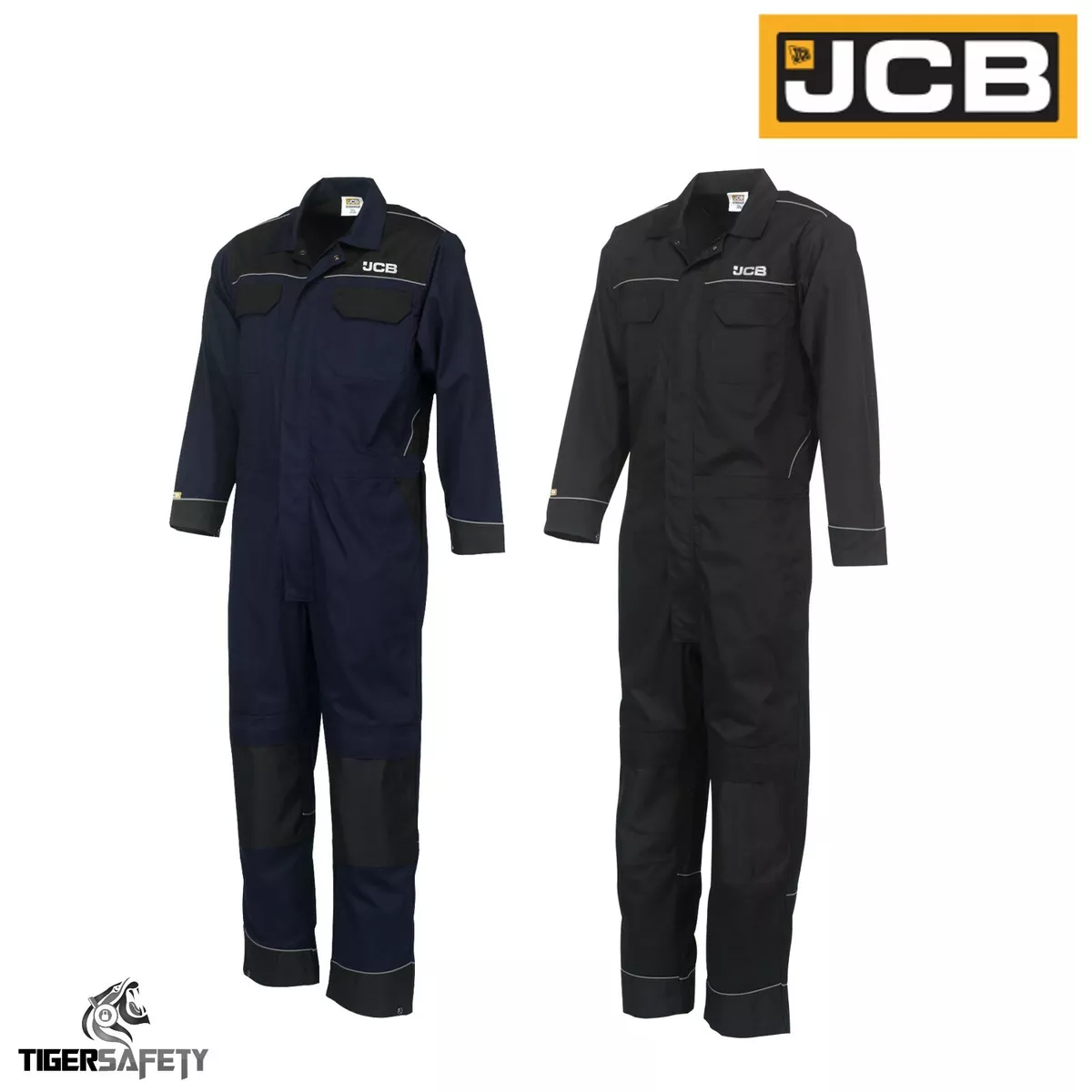 JCB Comercio Mono Hombre Rodillera Resistente Mono Trabajo Mecánica