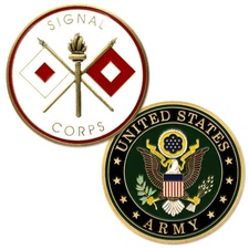 NEW U.S. Army Signal Corps Challenge Coin.