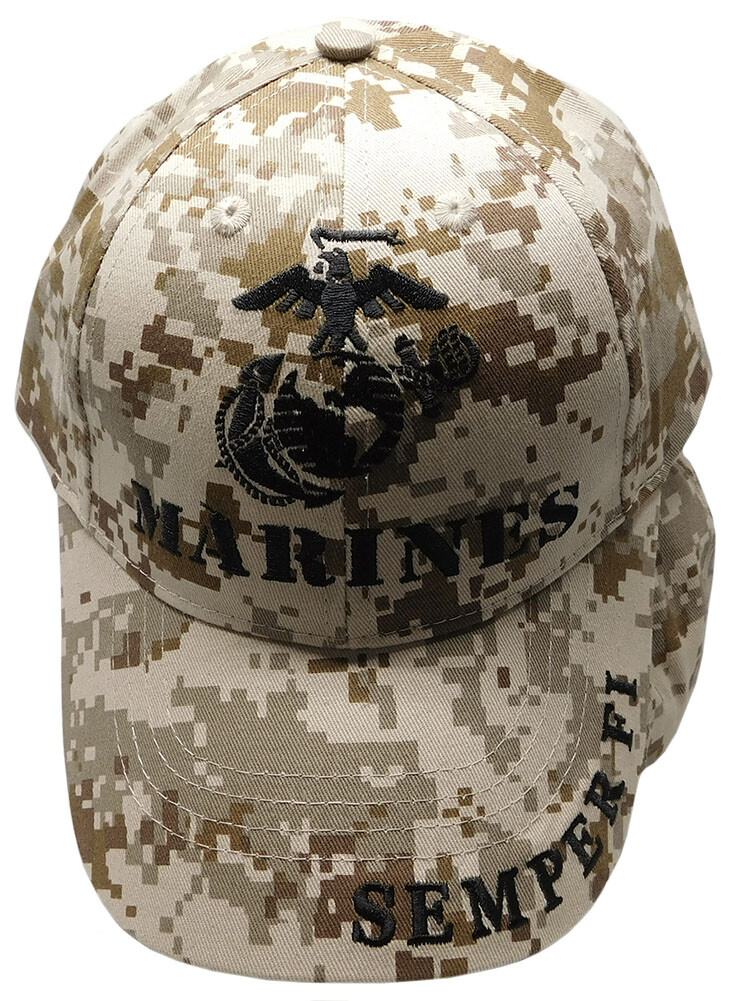 US Marine Pixel Camouflage Baseball Cap Hat Embroidered Cotton