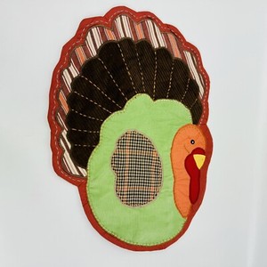 Pottery Barn Kids Thanksgiving Turkey Placemat Table Decor Replacement Cotton