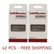 2 Pack 893MAX LiftMaster 3 Button Remote Cont...