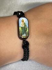 1 Pc San Judas Tadeo Mal De Ojo Proteccion Pulsera/ St Jude Evil Eye Bracelet