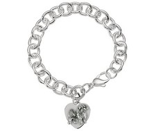 Shih Tzu Jewelry Sterling Silver Handmade Shih Tzu Bracelet SZ21R-BR