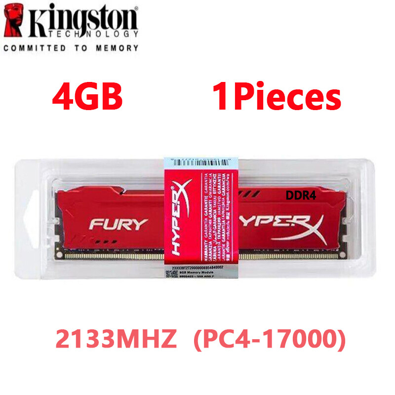 Hyperx Ram Hyperx Fury Ddr4 2133 Ddr4 8gb Hyperx Fury Ddr4 4gb